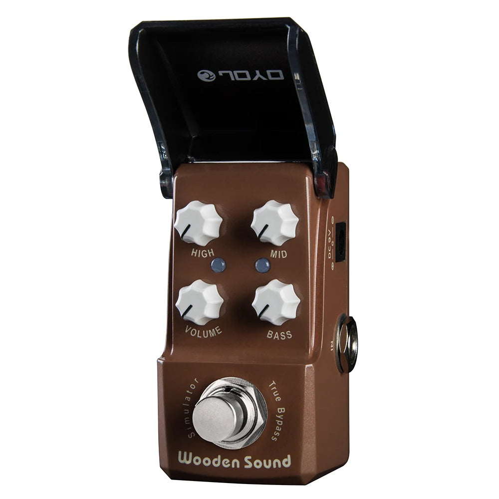 JOYO JF-323 WOODEN SOUND Acoustic Guitar Simulation Pedal Turn the Electric Guitar Tone into Acoustic Guitar Effect