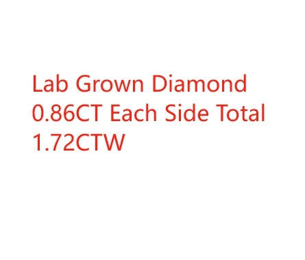 14k White Gold  1.72ctw Oval/Pear Cut DEF Color VS-VVS CVD HPHT Lab-Created Diamond Chain Drop/Dangle Earrings NO IGI