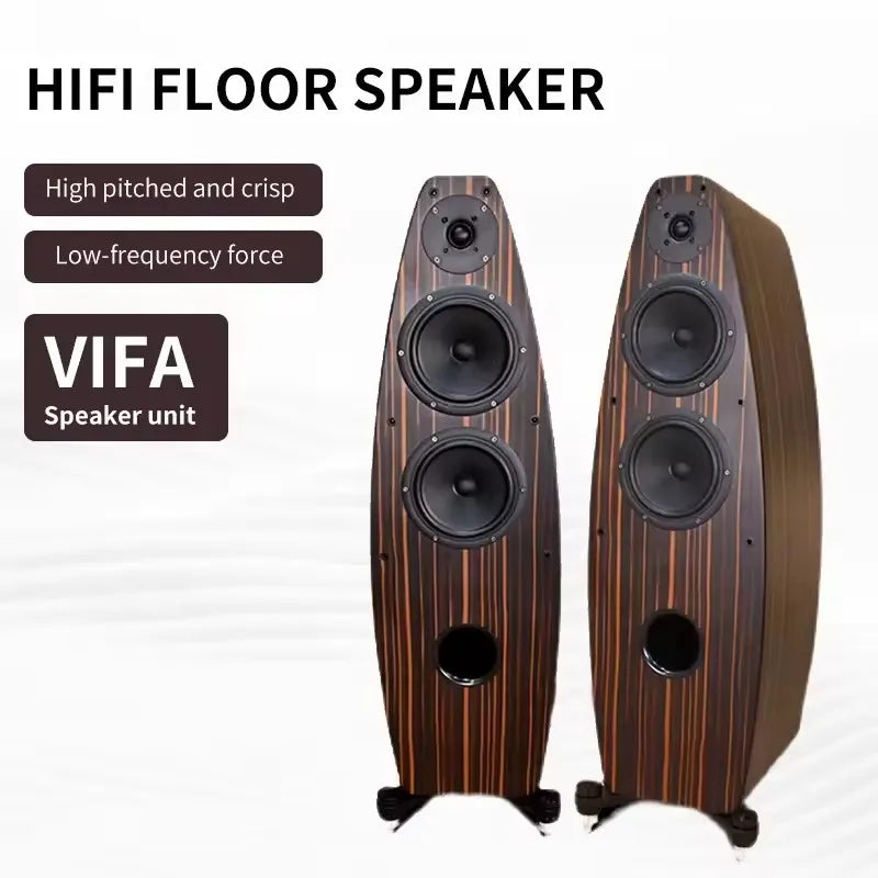 Floor Speaker Tower Speaker Wooden Box Passive No Battery No Loss