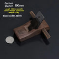 Professional Woodworking Hand Planer Set with Black Sandalwood Handle, Ideal for Craftsman's Workbench