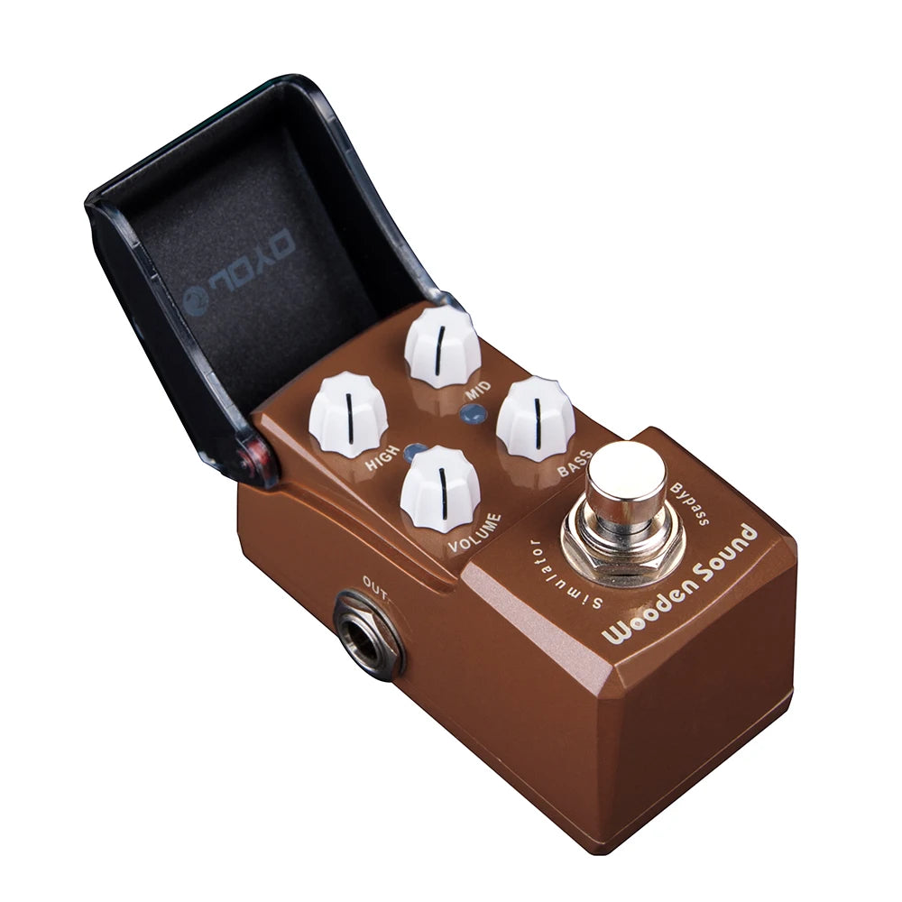 JOYO JF-323 WOODEN SOUND Acoustic Guitar Simulation Pedal Turn the Electric Guitar Tone into Acoustic Guitar Effect
