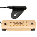 Artec WSH12-OSJ Alnico 5 Humbucker Maple/Walnut Wood Cover Soundhole Pickup 9.6K with OSJ Jack for Acoustic Guitar