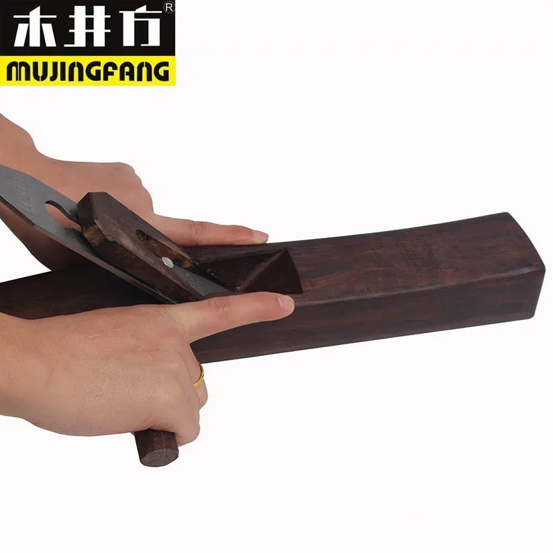 Professional Woodworking Hand Planer Set with Black Sandalwood Handle, Ideal for Craftsman's Workbench