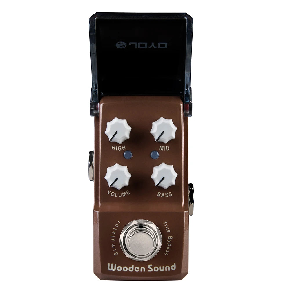 JOYO JF-323 WOODEN SOUND Acoustic Guitar Simulation Pedal Turn the Electric Guitar Tone into Acoustic Guitar Effect
