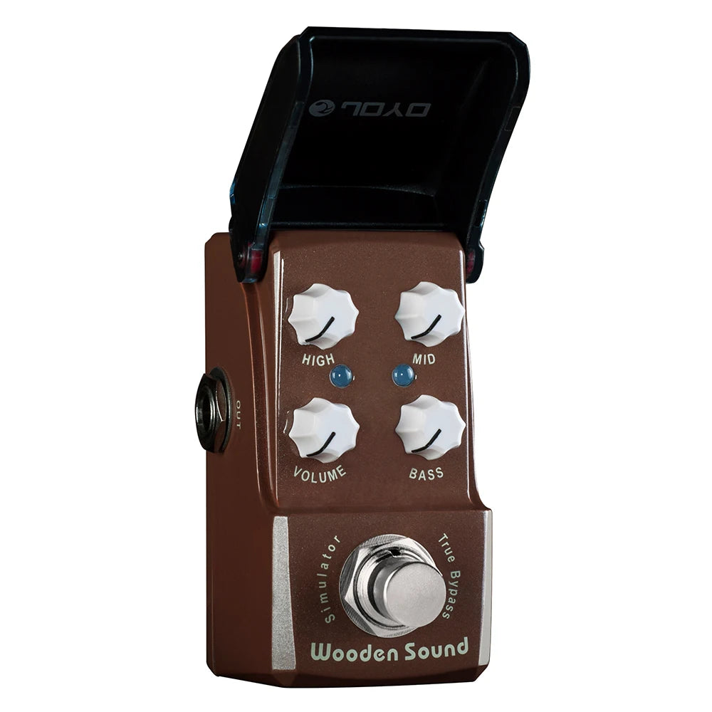 JOYO JF-323 WOODEN SOUND Acoustic Guitar Simulation Pedal Turn the Electric Guitar Tone into Acoustic Guitar Effect