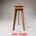 Solid Wood Speaker Stand, HiFi Bookshelf Speaker Mounts, Floor Standing Rack for Surround Sound Home Theater（Only single ）