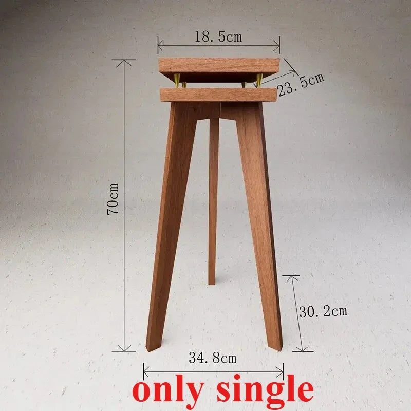 Solid Wood Speaker Stand, HiFi Bookshelf Speaker Mounts, Floor Standing Rack for Surround Sound Home Theater（Only single ）