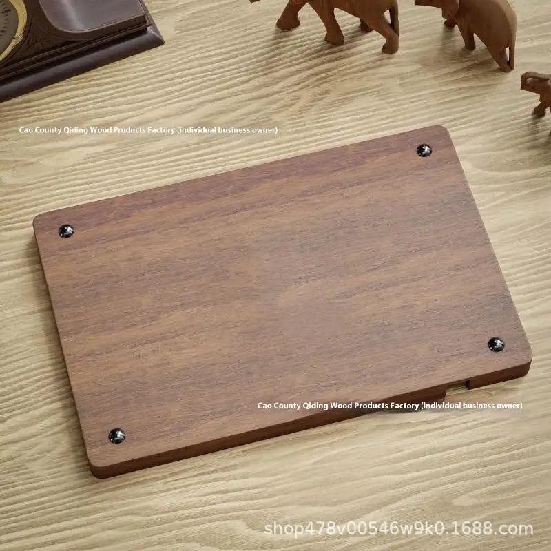 Wooden Office Desktop Storage Box Solid Wood Partition Storage Box Mobile Phone Headphone Debris Storage Box Wooden Storage Tray