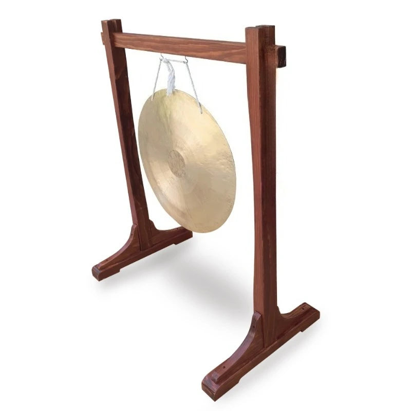 Wooden Gong Stand for 60cm Gongs Wood Bracket Square Portable Large Gongs Rack Yoga Percussion Instrument Holder Accessories