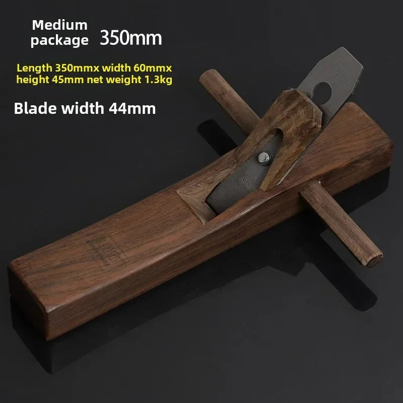 Professional Woodworking Hand Planer Set with Black Sandalwood Handle, Ideal for Craftsman's Workbench