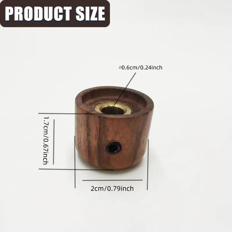 Good Quality Ebony Rosewoods Guitar Tone Knobs Accurate Sound Control Quick Installation For Various Guitars