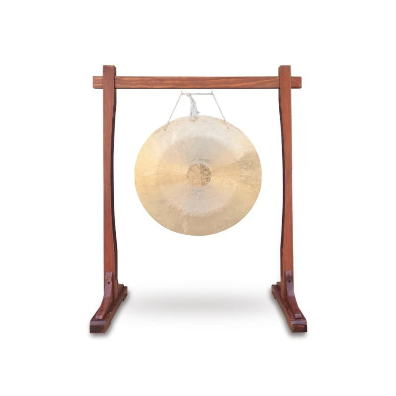 Wooden Gong Stand for 60cm Gongs Wood Bracket Square Portable Large Gongs Rack Yoga Percussion Instrument Holder Accessories