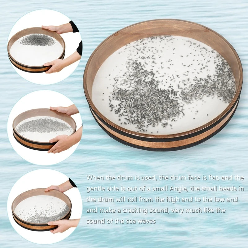 Ocean Waves Drum Wood Sea Drum Waves Sound Oceans Drum Sea Waves Sound Drum Shells Sea Drum School Musical Instruments