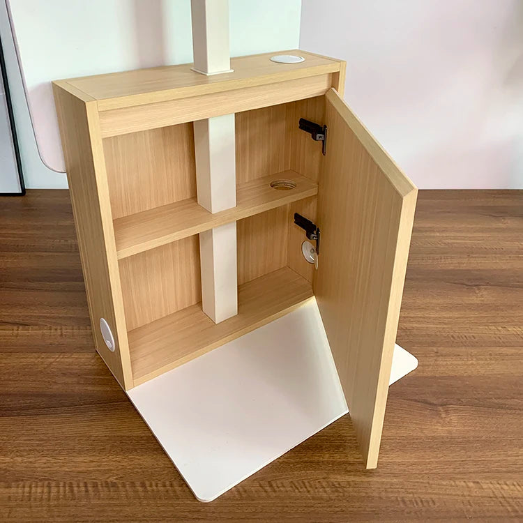 Wooden teacher podium school furniture with podium function