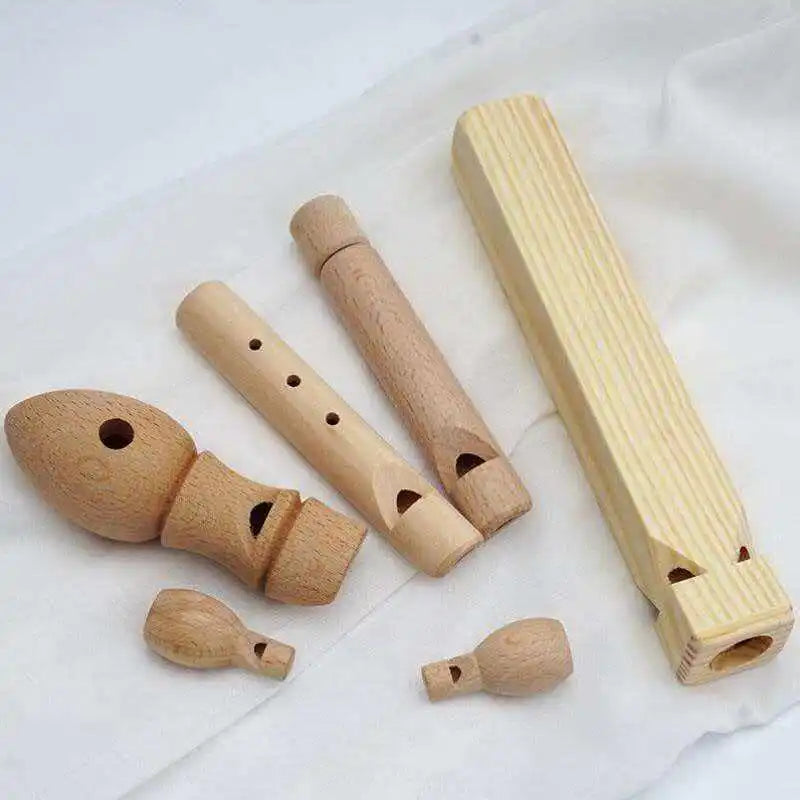 Wooden Bird Call Whistle Musical Noisemaker Fun Outdoor Exploration Education Kids Birthday Party Classroom Rewards