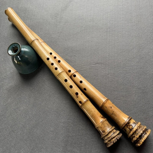 Bamboo Nan Xiao 8 Holes Chinese Vertical Blowing Flute Adult Beginners Professional Performance Instruments Big Head Flutes