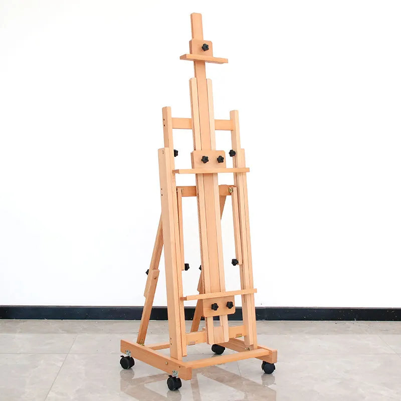 Beech Wood Art Easel – Large Adjustable Flat Studio Easel