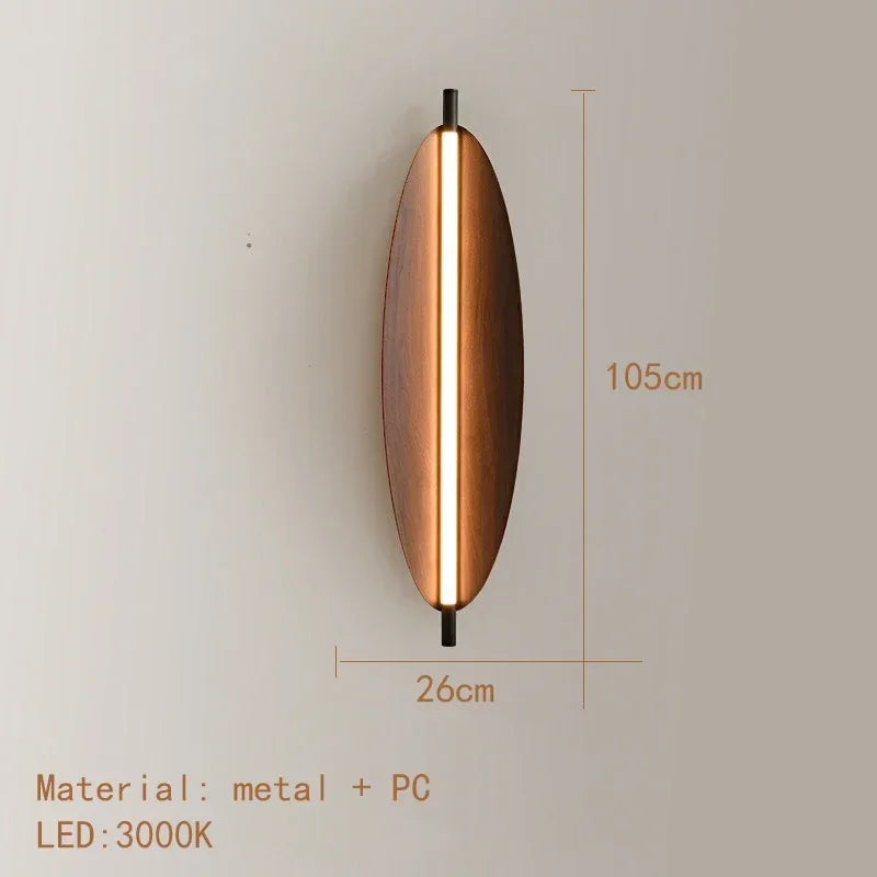 Wooden LED Pendant Lights for Living Dining Room Leaf Chandelier Home Decor Indoor Hanging Design Fixture Suspension Luminaire