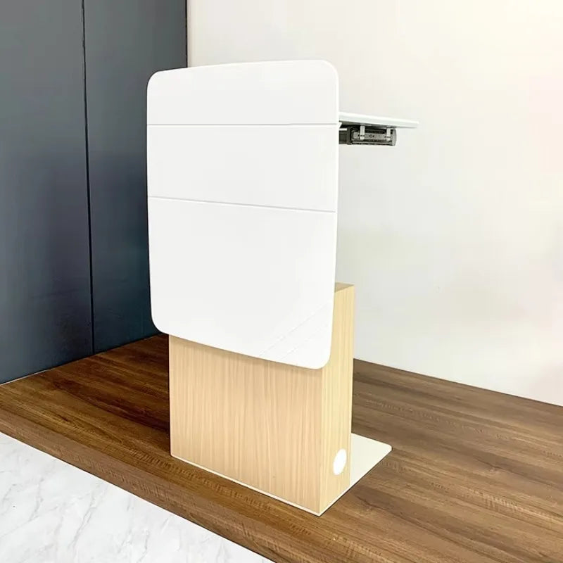 Wooden teacher podium school furniture with podium function