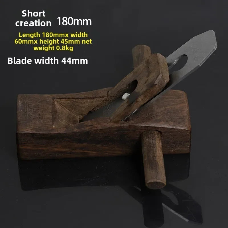 Professional Woodworking Hand Planer Set with Black Sandalwood Handle, Ideal for Craftsman's Workbench