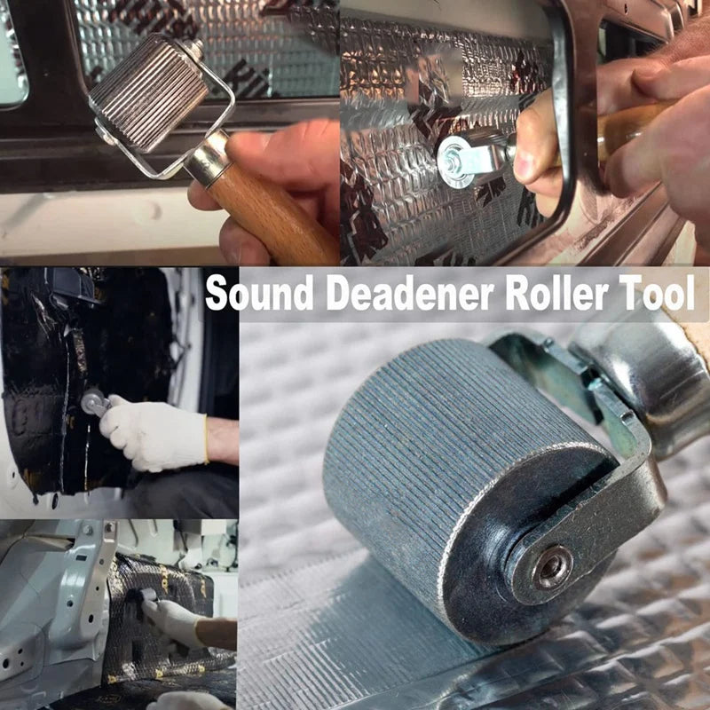 Sound Roller, Sound Deadener Roller Tool Car Sound Deadening Roller Sound Deadener Roller Set, Seam Roller 4 Pcs