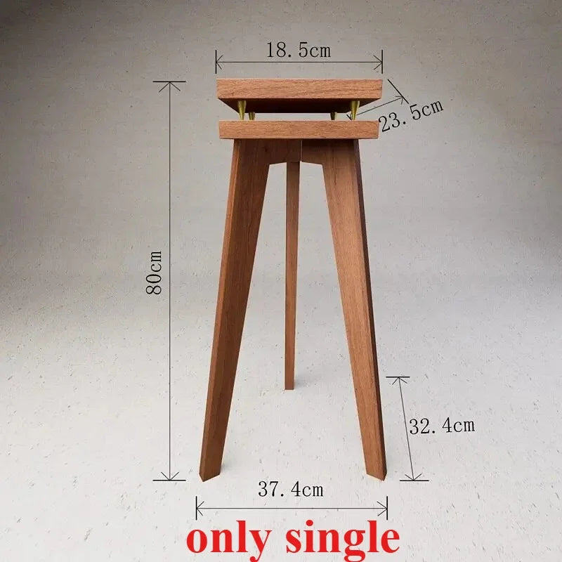 Solid Wood Speaker Stand, HiFi Bookshelf Speaker Mounts, Floor Standing Rack for Surround Sound Home Theater（Only single ）