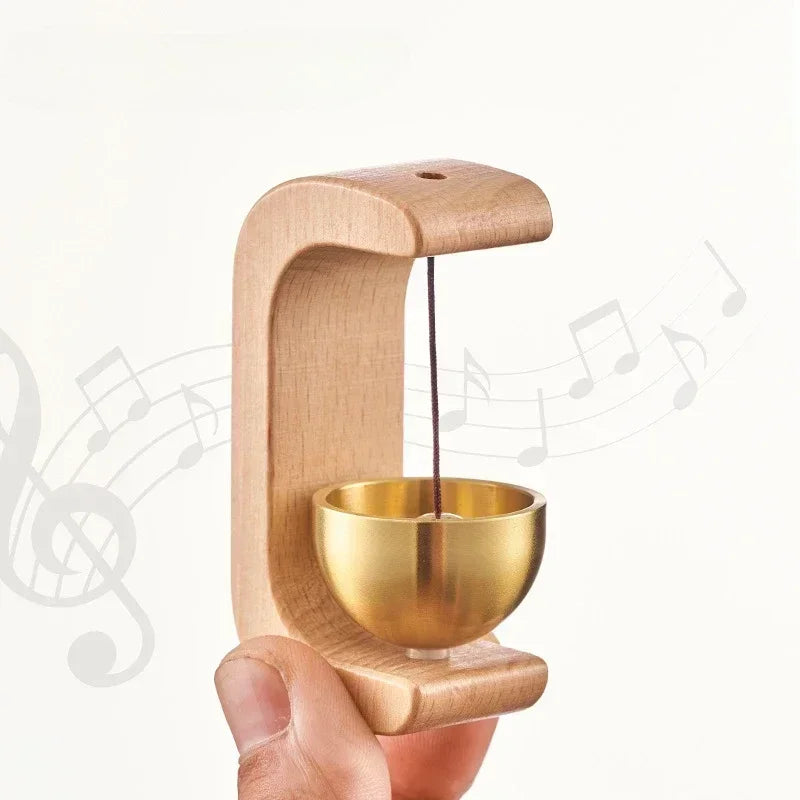 New Wooden Wind Chimes Wireless Doorbell Entrance Door Bell Decorative Wind Bell for Home Opening Hanging Decorations