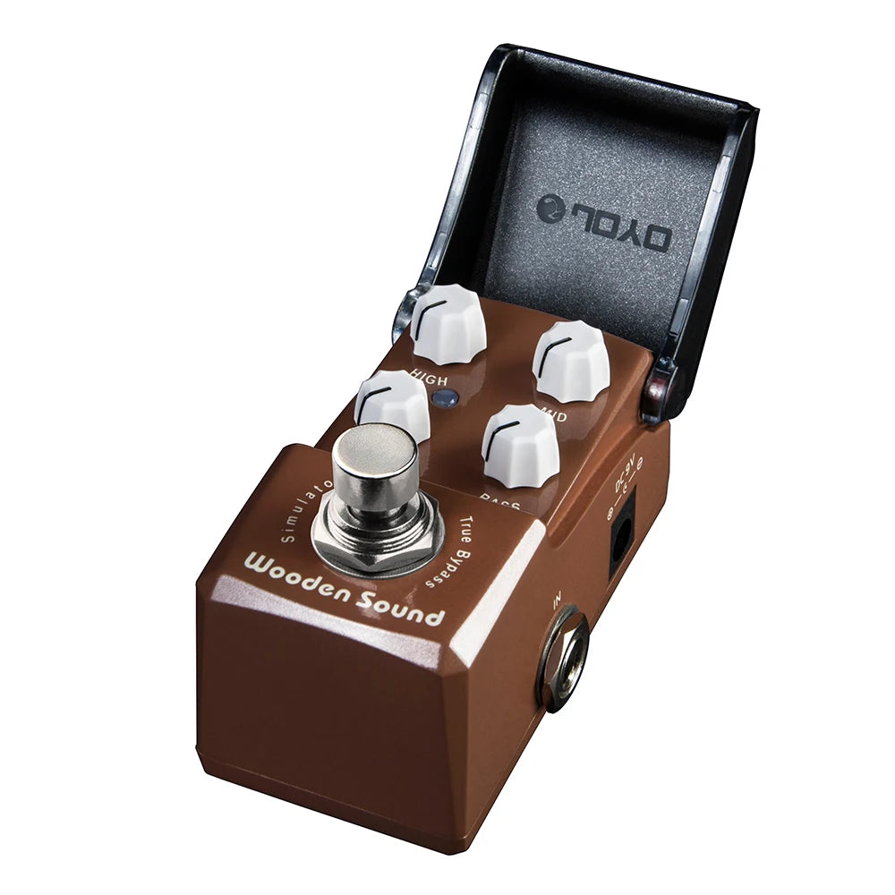 JOYO JF-323 WOODEN SOUND Acoustic Guitar Simulation Pedal Turn the Electric Guitar Tone into Acoustic Guitar Effect