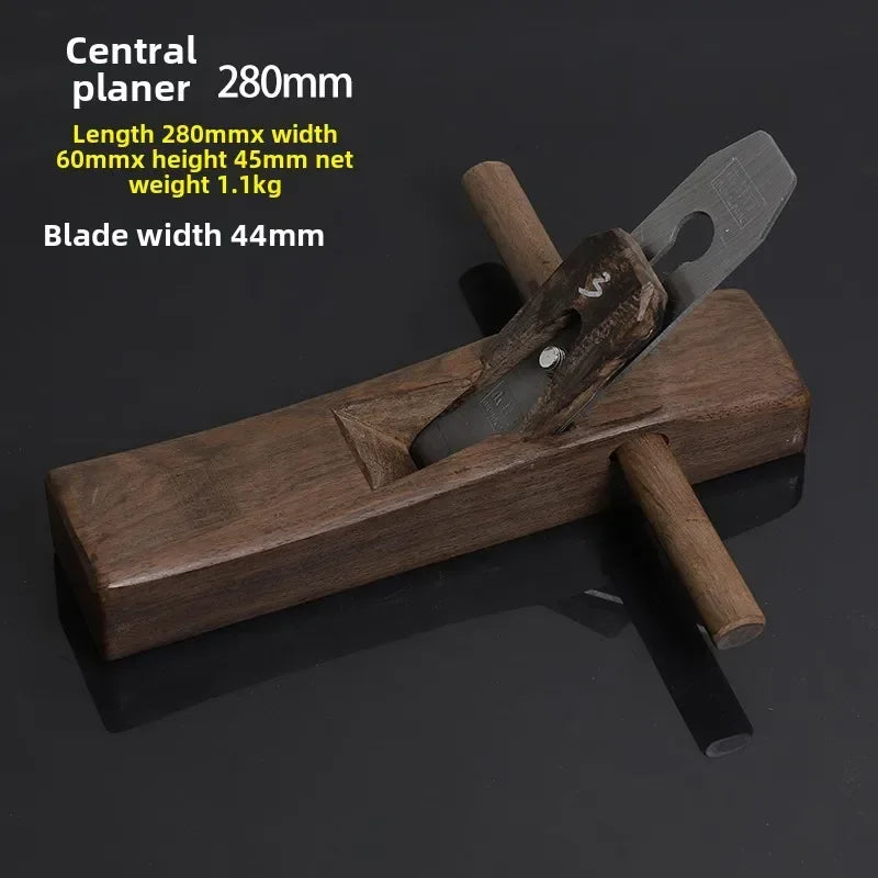 Professional Woodworking Hand Planer Set with Black Sandalwood Handle, Ideal for Craftsman's Workbench