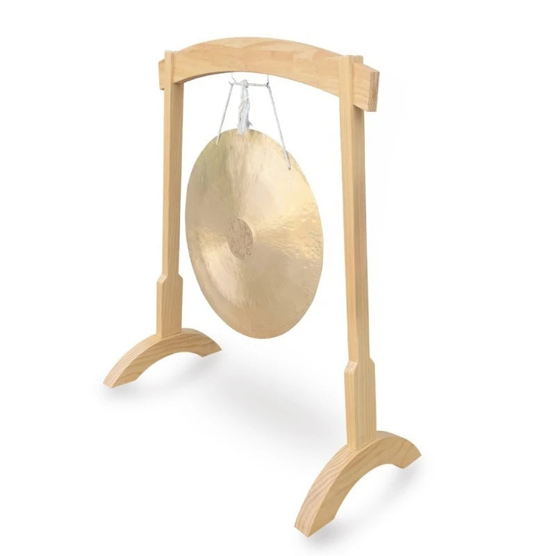 Wooden Gong Stand for 60cm Gongs Wood Bracket Square Portable Large Gongs Rack Yoga Percussion Instrument Holder Accessories