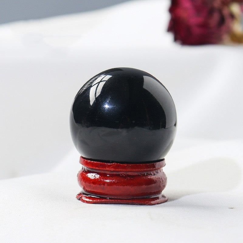 Natural Crystal Ball Ornament