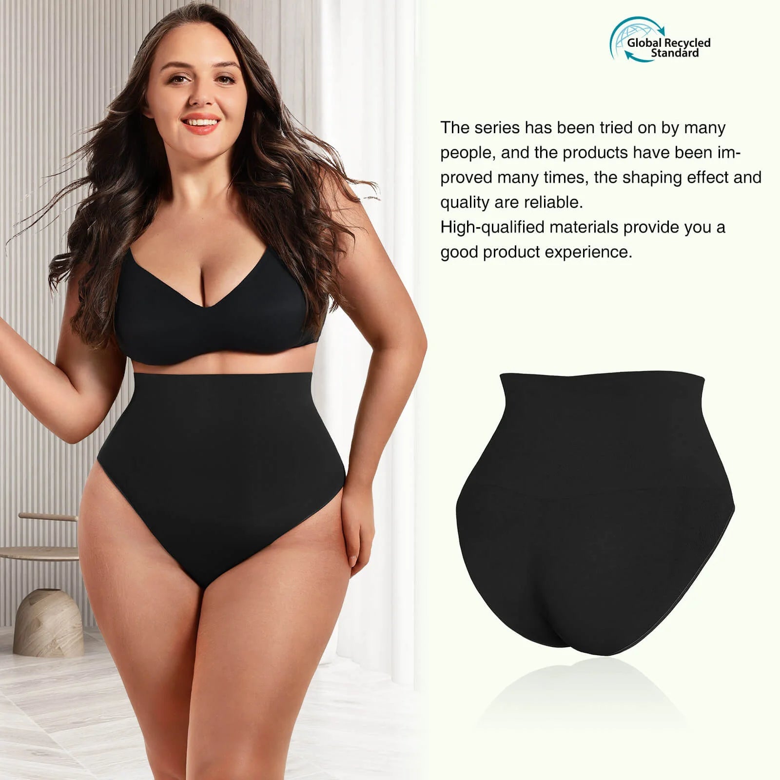 Eco-friendly Seamless Instant Smooth Shaped Low Rise Briefs