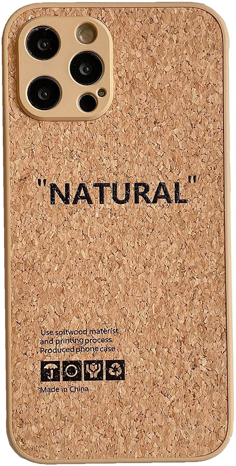 Creative Japanese Soft Wood Grain Fiber Protective Cover