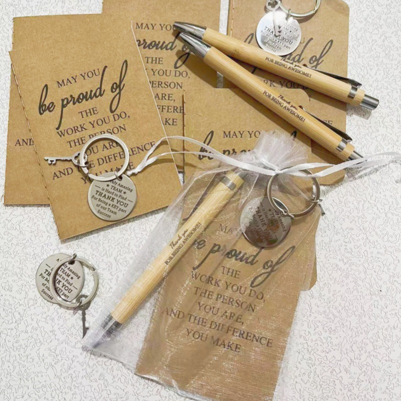 Eco-friendly Bamboo Press-Down Oil-Filling Ballpoint Pen