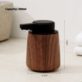 Inteligente con detección automática para lavar smartphone, de veta de madera de nogal
