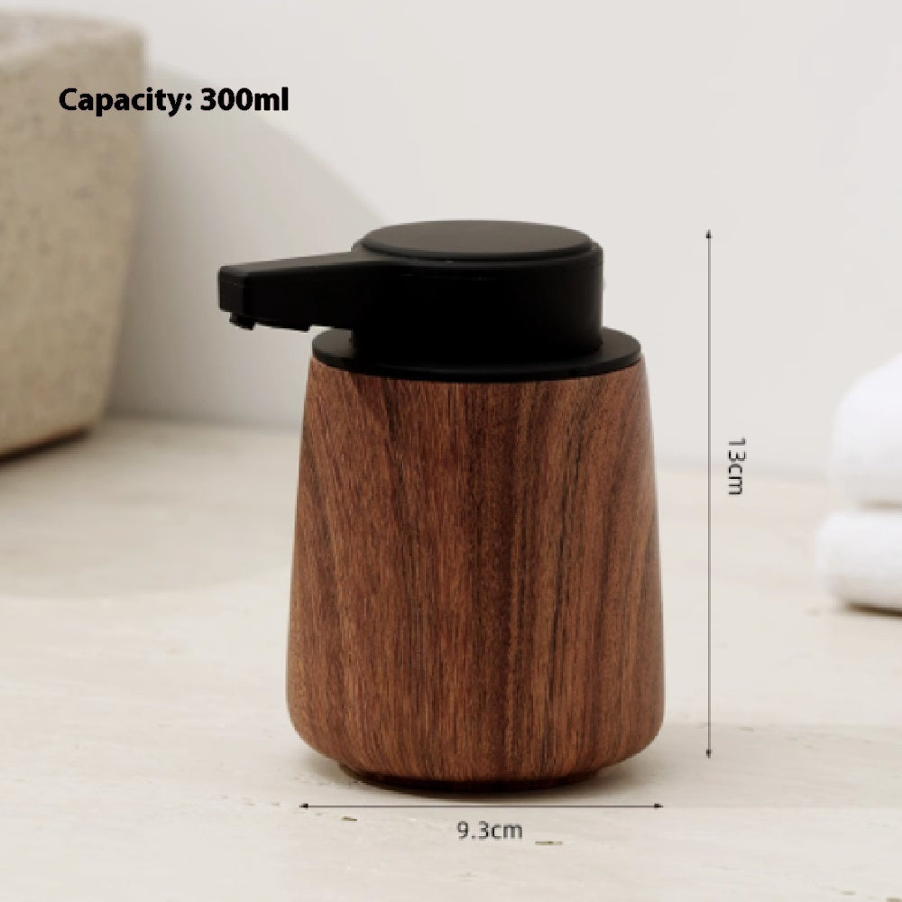 Inteligente con detección automática para lavar smartphone, de veta de madera de nogal