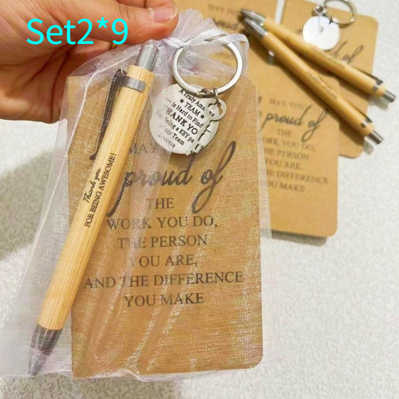 Eco-friendly Bamboo Press-Down Oil-Filling Ballpoint Pen