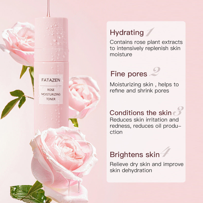 Loción Humectante Natural Orgánica de Agua de Rosas