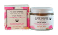 Made Simple Strawberry Hibiscus face mask for mature skin, organic vegan skincare