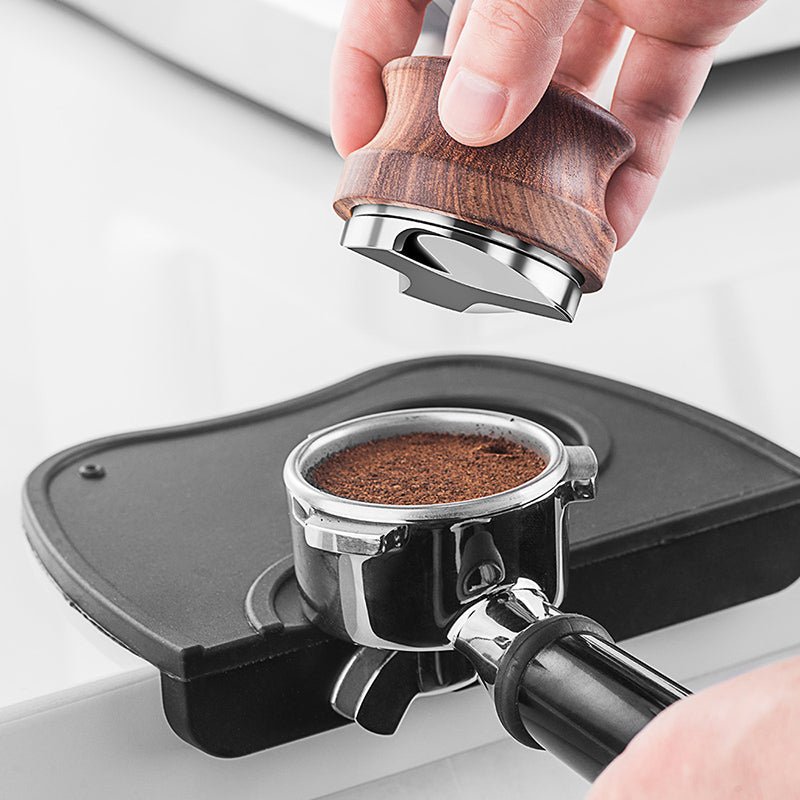 Walnut Wood Espresso Tamper Coffee Distributor