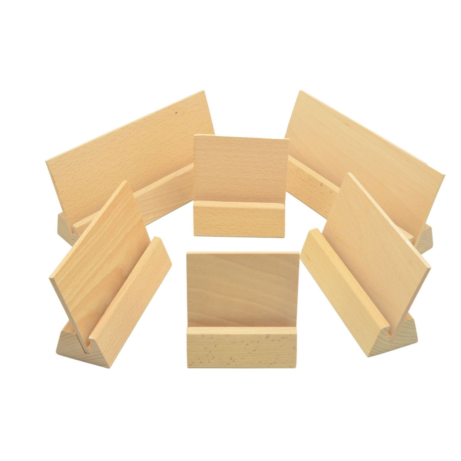 Wooden Desk Organizer – Calendar & Business Card Holder - Image 3