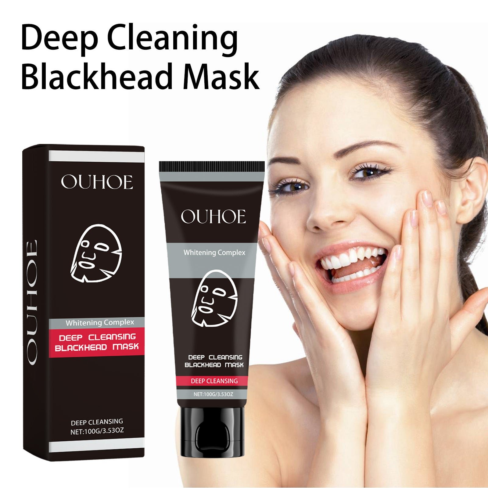 Bamboo Charcoal Deep Cleansing Face Mask – Hydrating Mud Mask - Image 3
