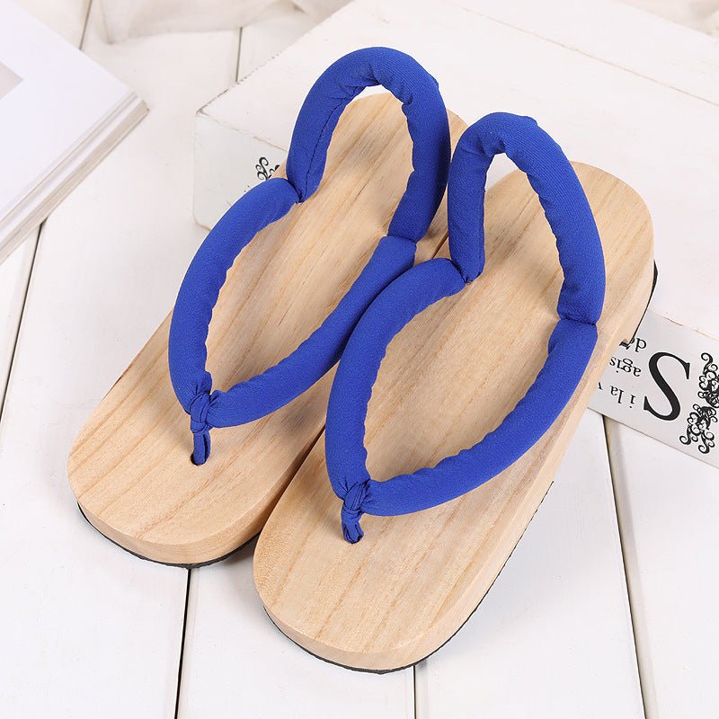 Cosplay Wood Sandals And Slippers Round Head Clogs - Image 3
