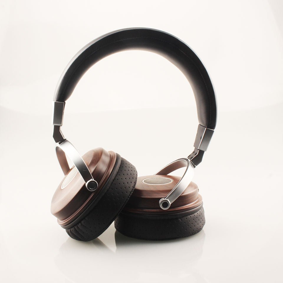 Wooden Over-Ear Monitoring Headphones — Walnut & Rosewood