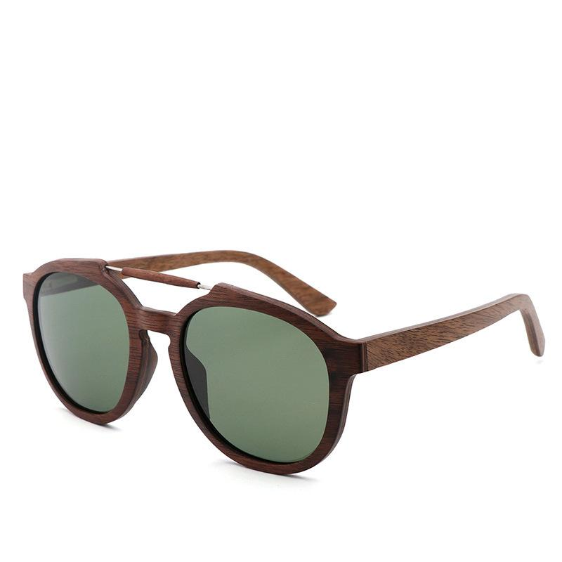 Trendy Wood Sunglasses Bamboo Wood - Image 4