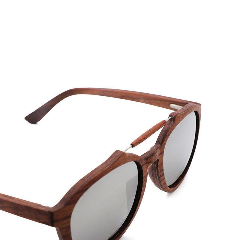 Trendy Wood Sunglasses Bamboo Wood - Image 5