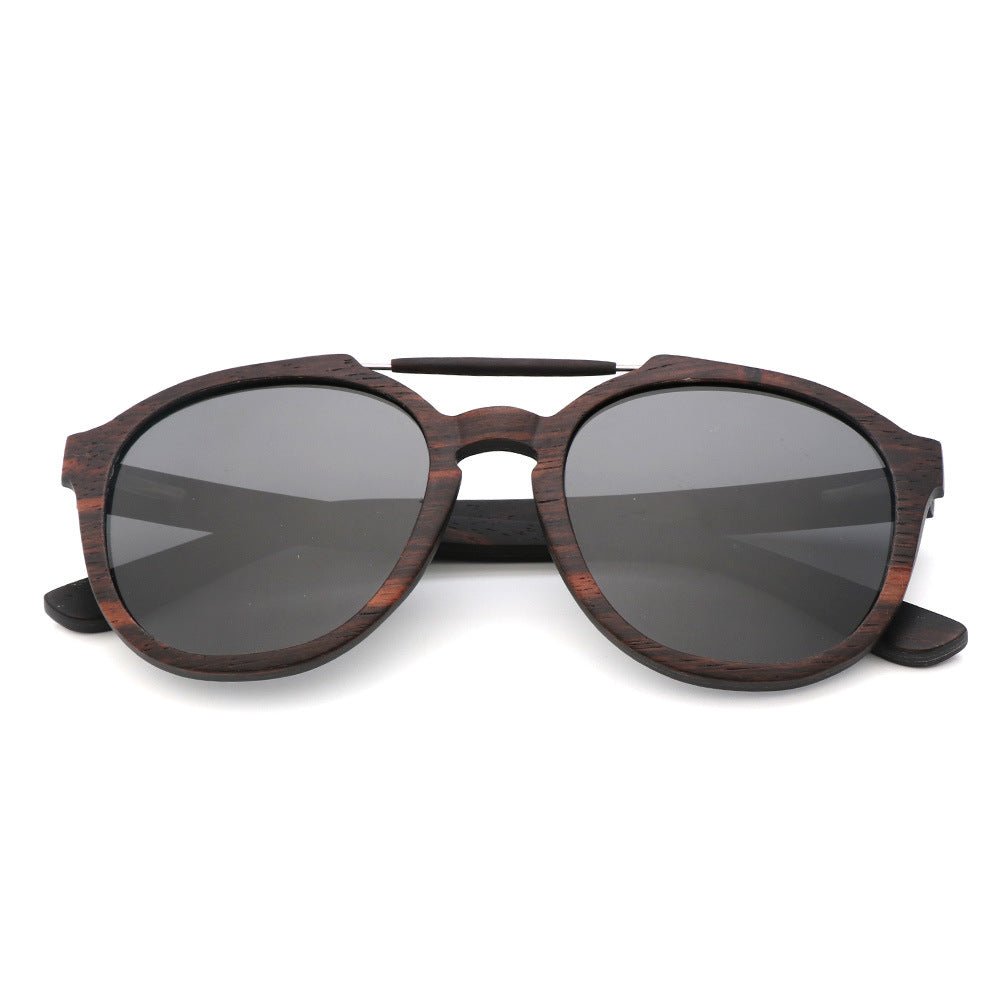 Trendy Wood Sunglasses Bamboo Wood - Image 8