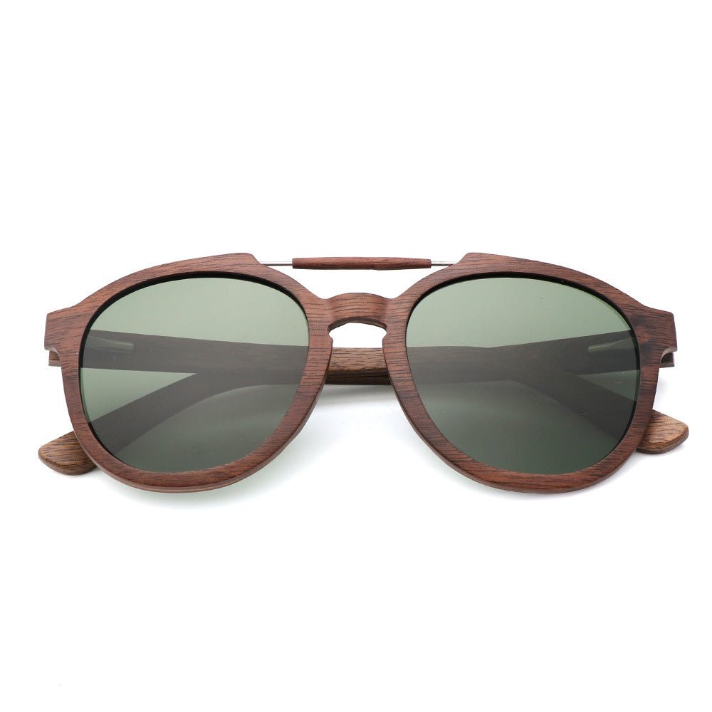 Trendy Wood Sunglasses Bamboo Wood - Image 7