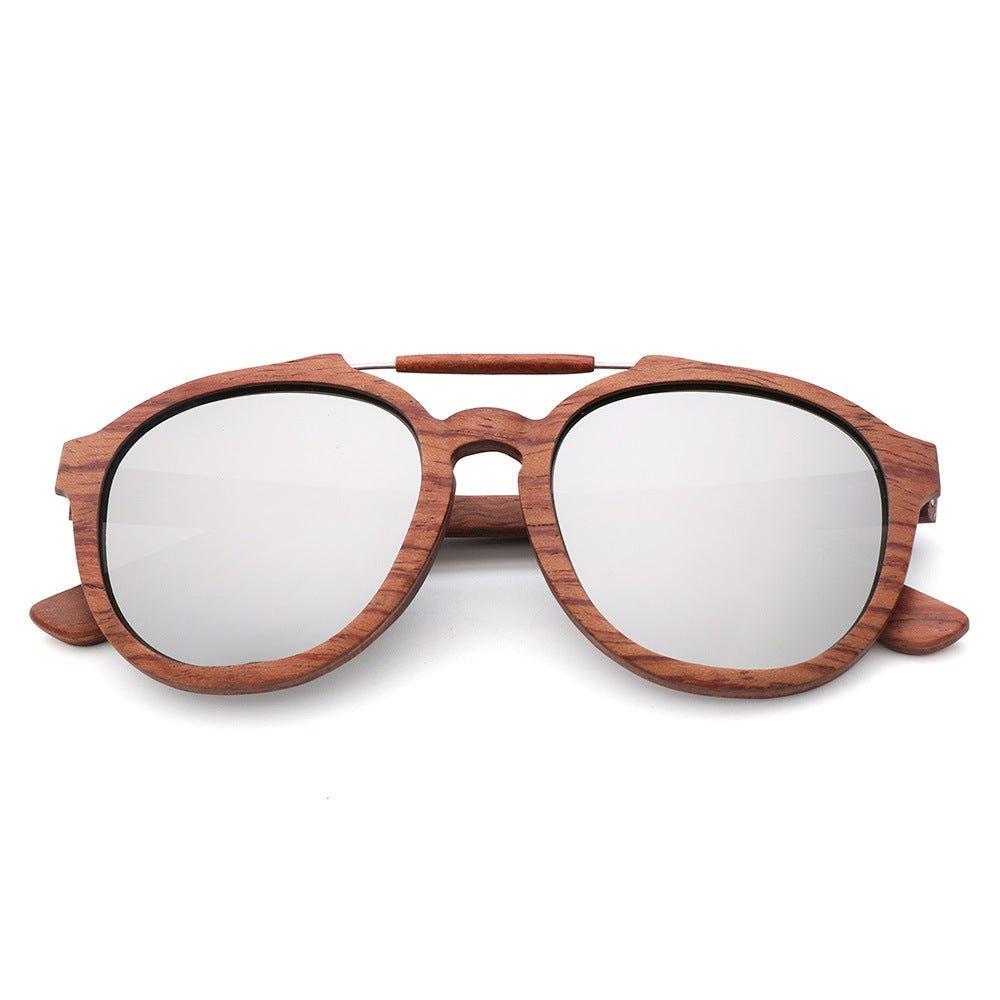 Trendy Wood Sunglasses Bamboo Wood - Image 9
