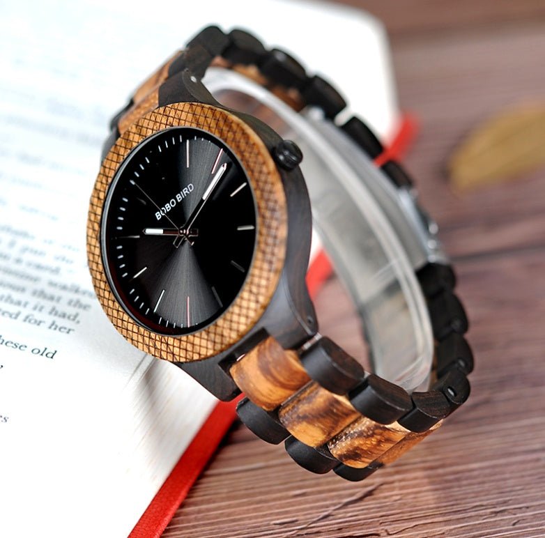 All-wood quartz watch - Image 2